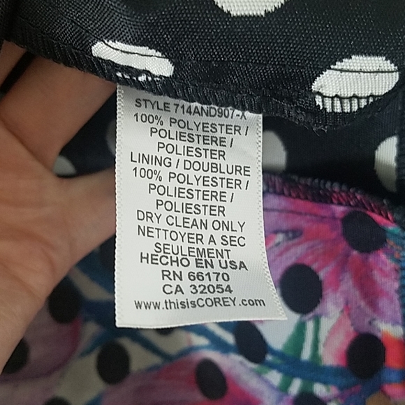 Anthropologie strapless printed dress - Picture 6 of 6